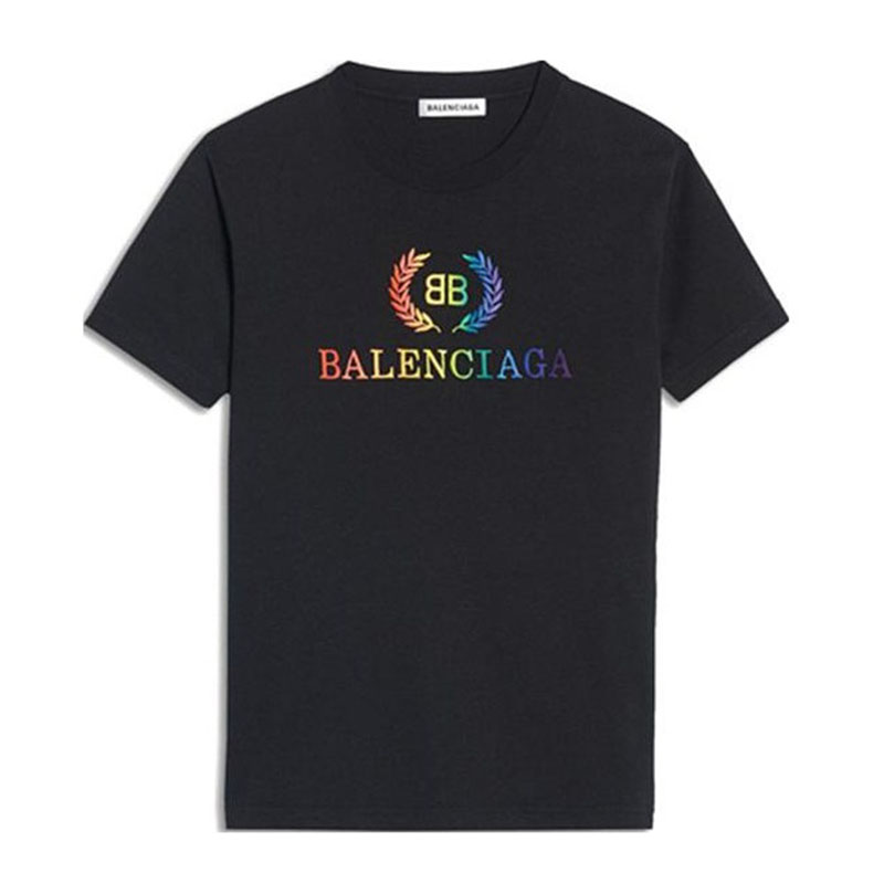 Kaos Pendek Balenciaga dengan Motif Gambar/Cetak, Cocok untuk Pria dan Wanita -BL-08